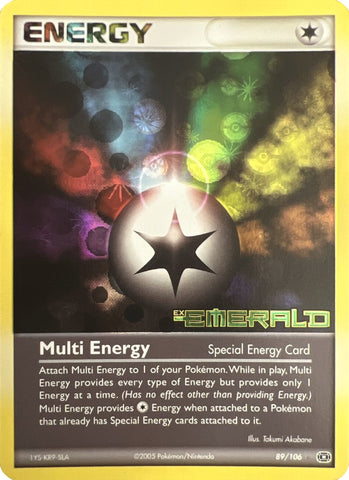 Multi Energy (89/106) (Stamped) [EX: Emerald]
