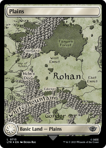 Plains (0713) (Surge Foil) [The Lord of the Rings: Tales of Middle-Earth]