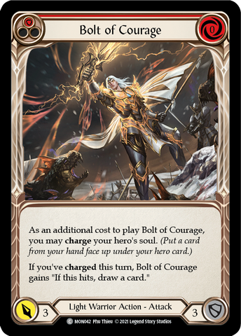 Bolt of Courage (Red) [MON042] 1st Edition Normal