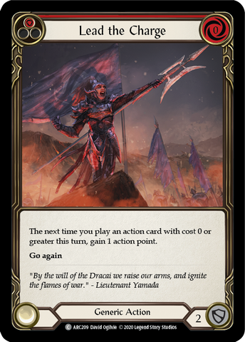 Lead the Charge (Red) [ARC209] Unlimited Edition Rainbow Foil