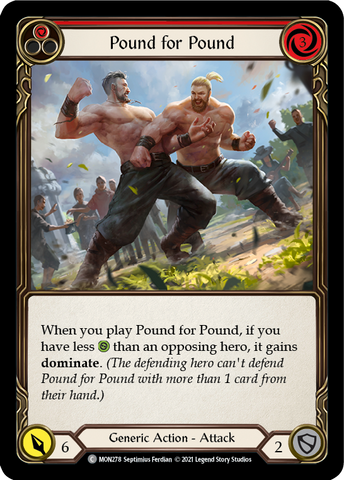 Pound for Pound (Red) [MON278] 1st Edition Normal