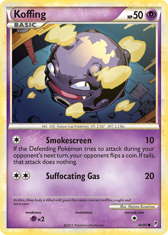 Koffing (60/95) [HeartGold & SoulSilver: Call of Legends]
