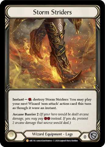 Storm Striders [ARC116] Unlimited Edition Rainbow Foil