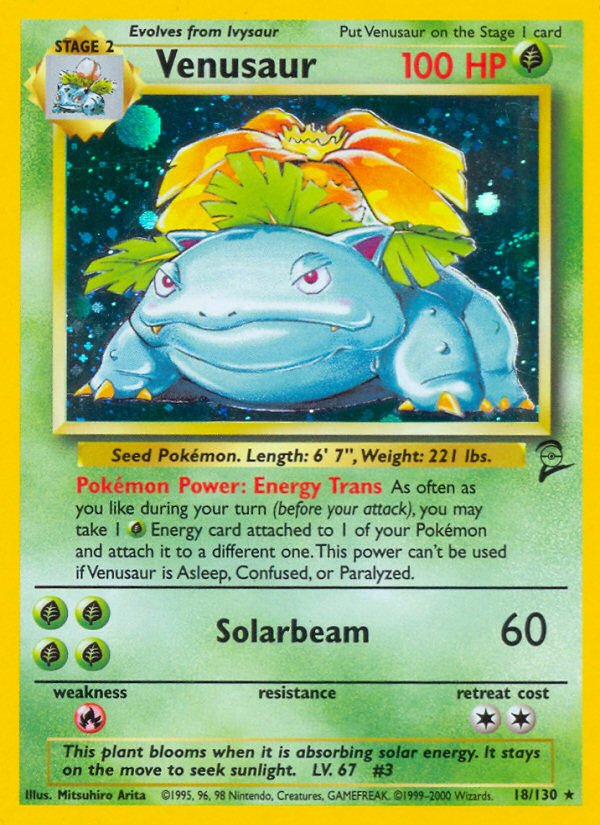 Venusaur (18/130) [Base Set 2]