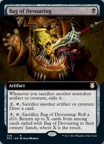 Bag of Devouring (Extended Art) [Dungeons & Dragons: Adventures in the Forgotten Realms Commander]