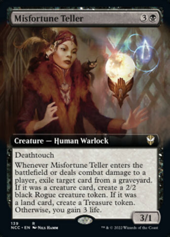 Misfortune Teller (Extended Art) [Streets of New Capenna Commander]