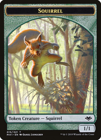 Elemental (008) // Squirrel (015) Double-Sided Token [Modern Horizons Tokens]