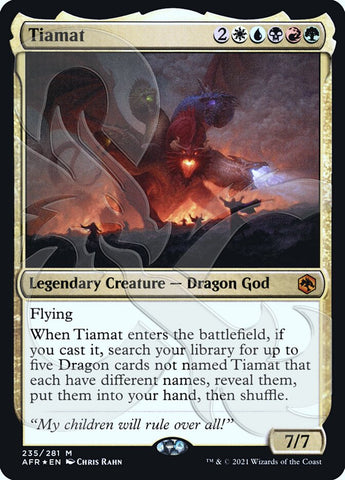 Tiamat (Ampersand Promo) [Dungeons & Dragons: Adventures in the Forgotten Realms Promos]