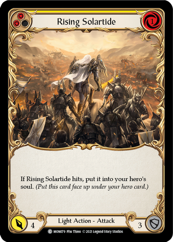 Rising Solartide (Yellow) [MON079] 1st Edition Normal