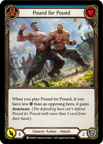 Pound for Pound (Blue) [MON280] 1st Edition Normal