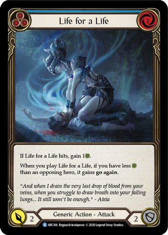 Life for a Life (Blue) [ARC166] Unlimited Edition Normal