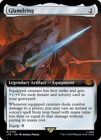 Glamdring (Extended Art) (Surge Foil) [The Lord of the Rings: Tales of Middle-Earth]