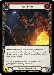 Pack Hunt (Red) [WTR023-C] Alpha Print Rainbow Foil