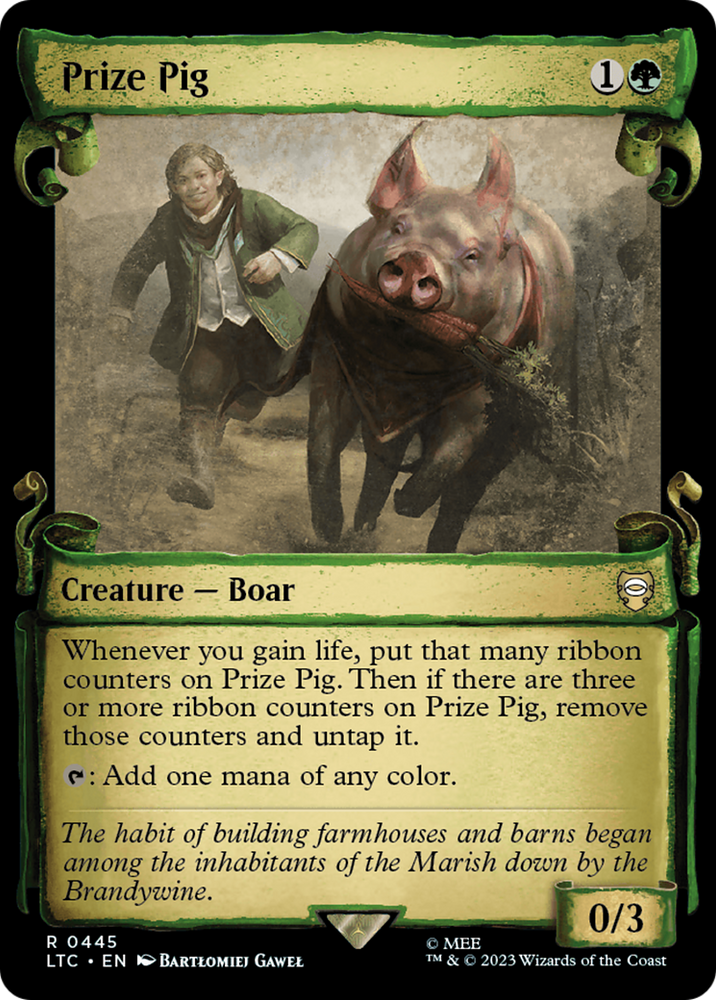 Prize Pig [The Lord of the Rings: Tales of Middle-Earth Commander Showcase Scrolls]