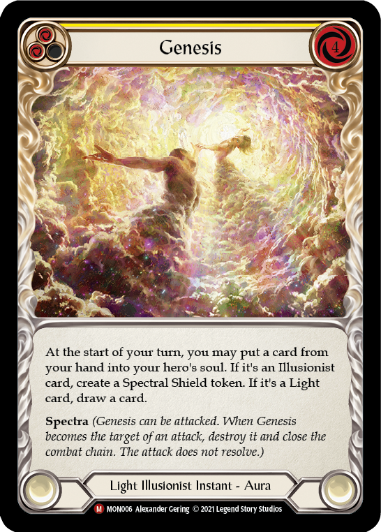 Genesis (Rainbow Foil) [MON006-RF] 1st Edition Rainbow Foil