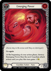 Emerging Power (Red) [WTR069-C] Alpha Print Rainbow Foil