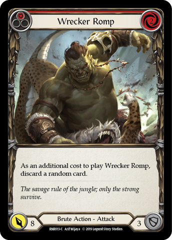 Wrecker Romp (Red) [RNR013-C] (Rhinar Hero Deck)  1st Edition Normal