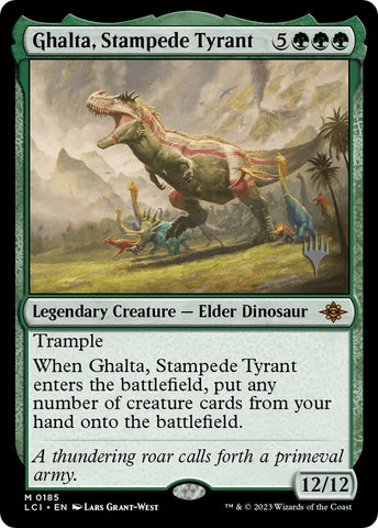 Ghalta, Stampede Tyrant (Promo Pack) [The Lost Caverns of Ixalan Promos]
