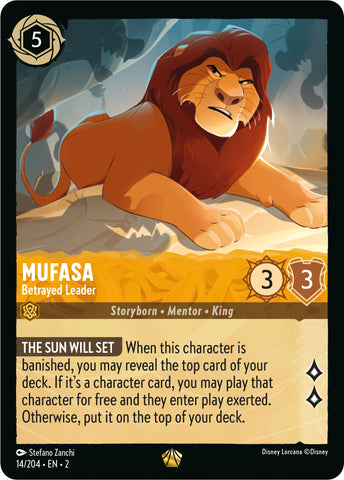 Mufasa - Betrayed Leader (14/204) [Rise of the Floodborn]