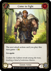 Come to Fight (Yellow) [ARC204] Unlimited Edition Rainbow Foil