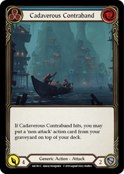 Cadaverous Contraband (Blue) [ARC181-C] 1st Edition Rainbow Foil