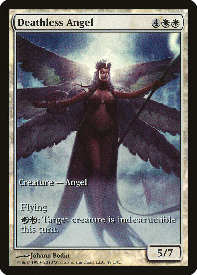 Deathless Angel (Game Day) (Extended Art) [Rise of the Eldrazi Promos]