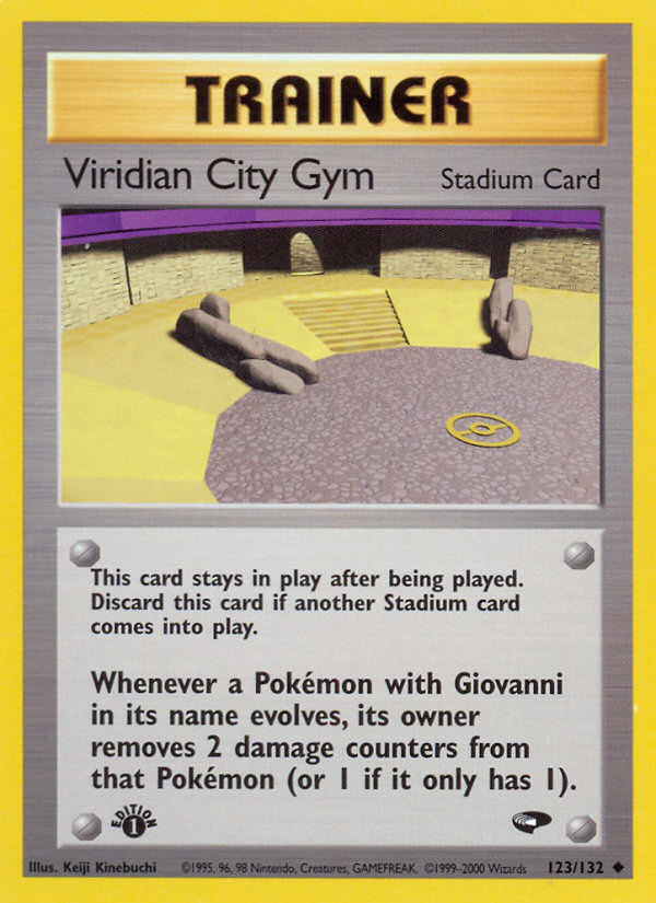 Viridian City Gym (123/132) [Gym Challenge 1st Edition]