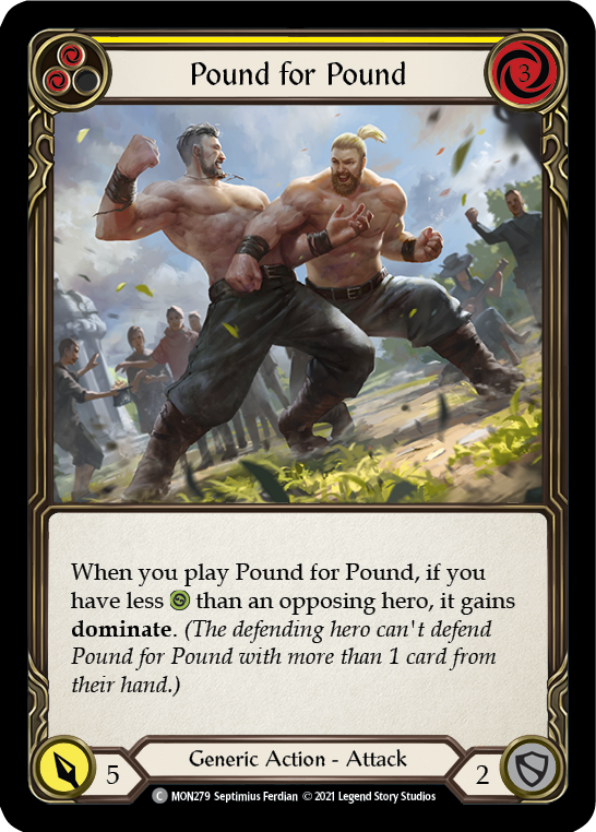 Pound for Pound (Yellow) [MON279] 1st Edition Normal