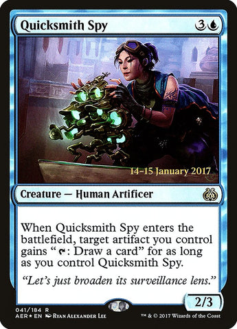 Quicksmith Spy [Aether Revolt Prerelease Promos]