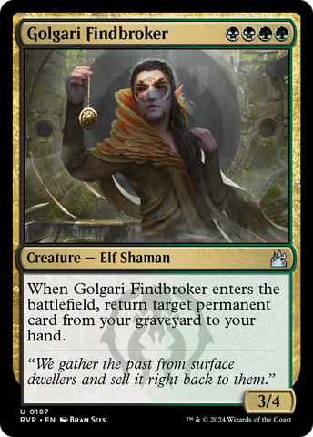 Golgari Findbroker [Ravnica Remastered]