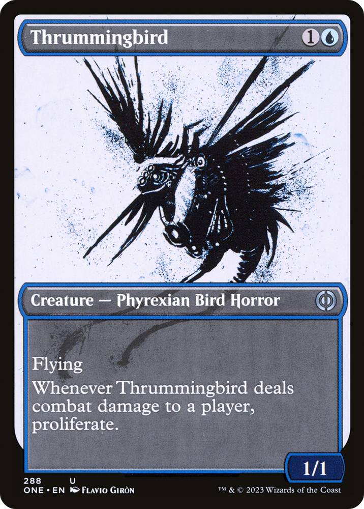 Thrummingbird (Showcase Ichor) [Phyrexia: All Will Be One]