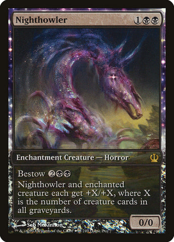 Nighthowler (Game Day) (Extended Art) [Theros Promos]