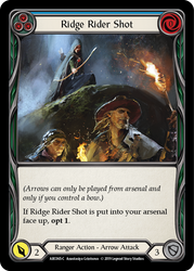 Ridge Rider Shot (Blue) [ARC065-C] 1st Edition Rainbow Foil