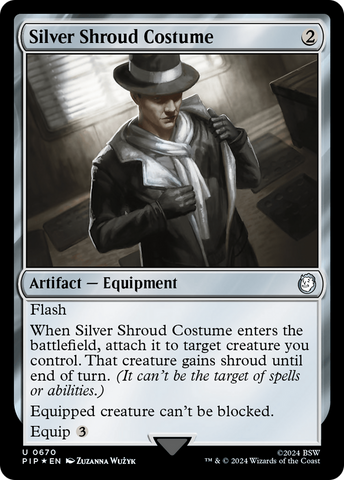 Silver Shroud Costume (Surge Foil) [Fallout]