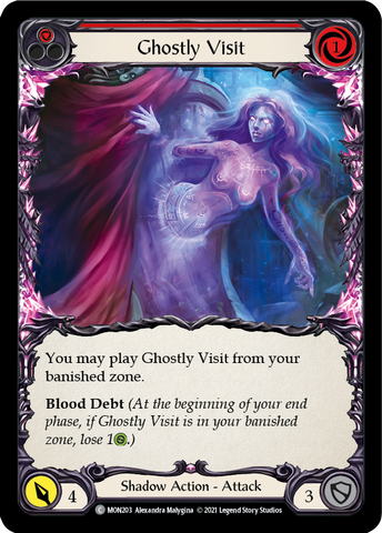 Ghostly Visit (Red) [MON203] 1st Edition Normal