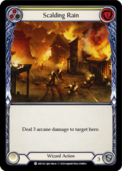 Scalding Rain (Yellow) [ARC142] Unlimited Edition Rainbow Foil