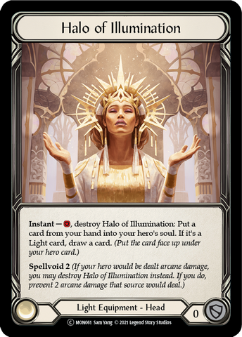 Halo of Illumination (Rainbow Foil) [U-MON061-RF] Unlimited Edition Rainbow Foil