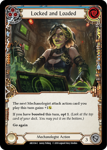 Locked and Loaded (Blue) [ARC034-C] 1st Edition Normal