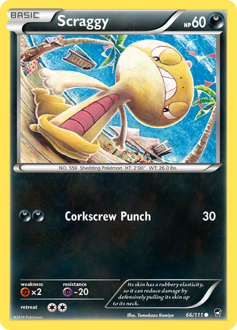 Scraggy (66/111) [XY: Furious Fists]