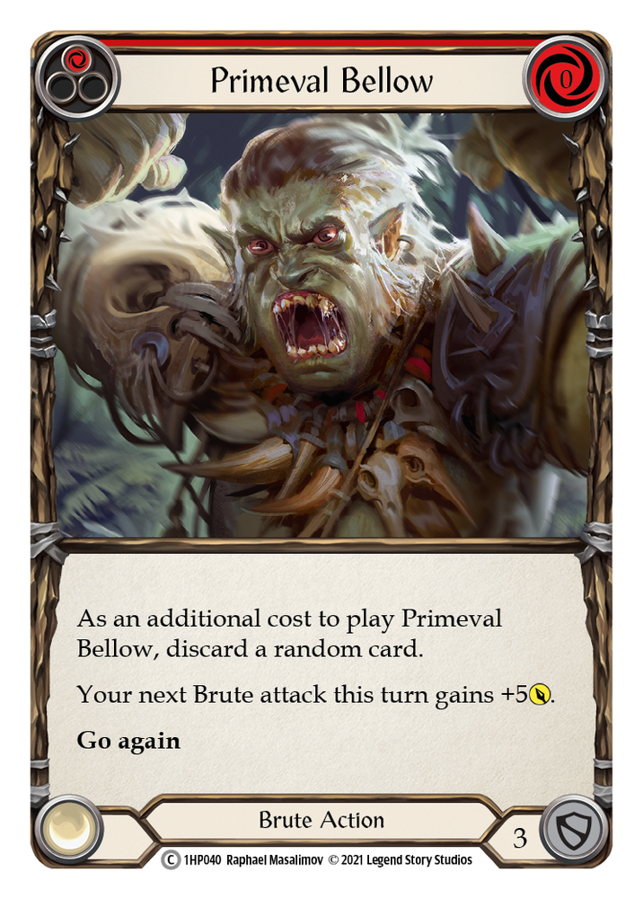 Primeval Bellow (Red) [1HP040]