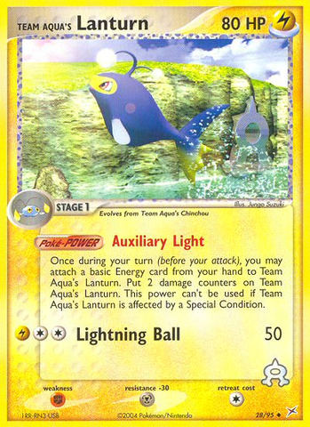 Team Aqua's Lanturn (28/95) [EX: Team Magma vs Team Aqua]