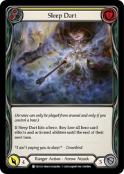 Sleep Dart (Yellow) [CRU133] 1st Edition Rainbow Foil