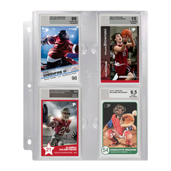 Ultra pro- 4-POCKET PAGE FOR GRADED BECKETT SLABS