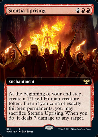 Stensia Uprising (Extended Art) [Innistrad: Crimson Vow]