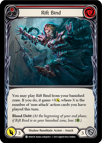 Rift Bind (Red) [MON174] 1st Edition Normal