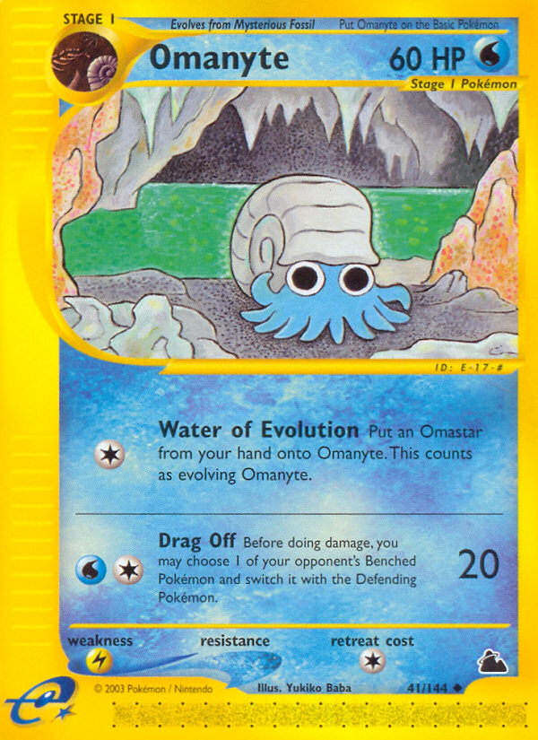 Omanyte (41/144) [Skyridge]