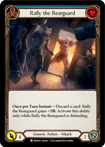 Rally the Rearguard (Blue) [MON283] 1st Edition Normal