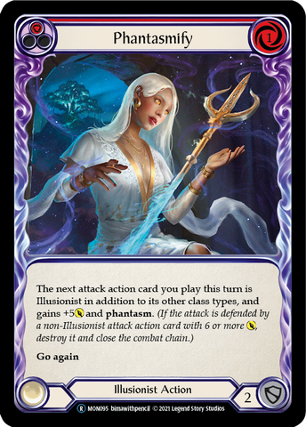 Phantasmify (Red) (Rainbow Foil) [U-MON095-RF] Unlimited Edition Rainbow Foil