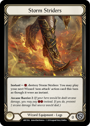 Storm Striders [ARC116-L] 1st Edition Cold Foil