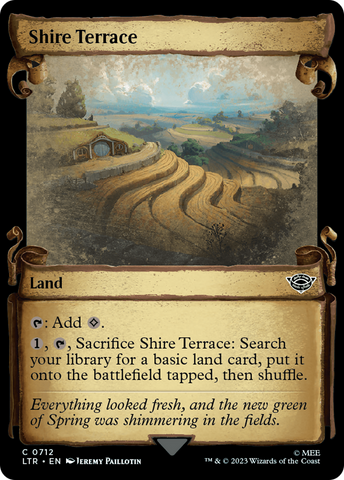 Shire Terrace [The Lord of the Rings: Tales of Middle-Earth Showcase Scrolls]